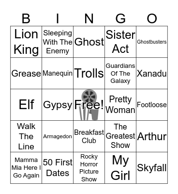 MOVIE TITLES Bingo Card