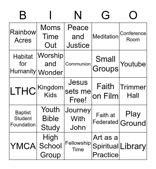 Federated Bingo Card
