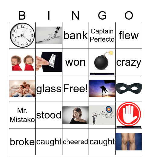 Mr Mistako Part 1 Bingo Card