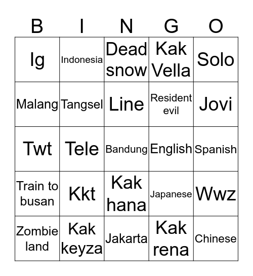 Jovitaaaa Bingo Card