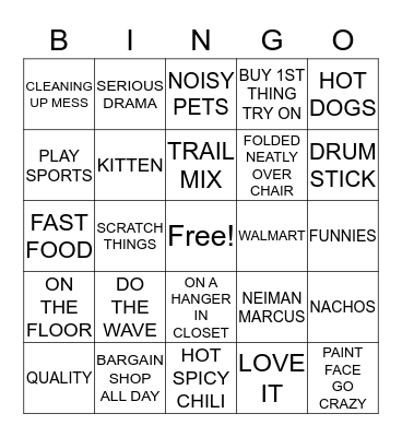 WHO ARE YOU? Bingo Card