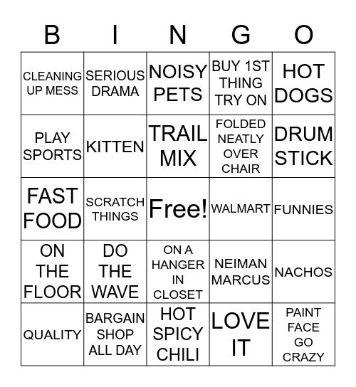 WHO ARE YOU? Bingo Card