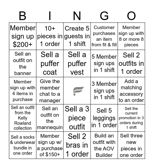 JANUARY BINGO! Bingo Card