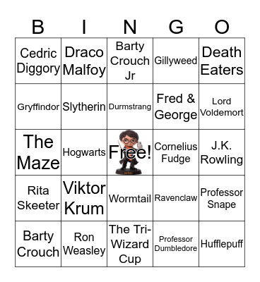 Harry Potter By: Shmuel Lax Bingo Card