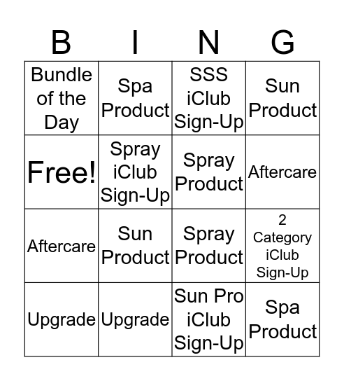 January Bingo! Bingo Card