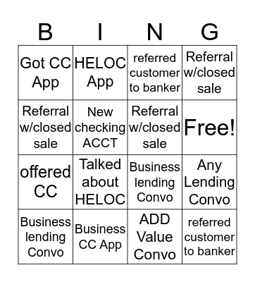 351 Bingo Card
