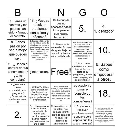 Cláusulas de privacidad bingo