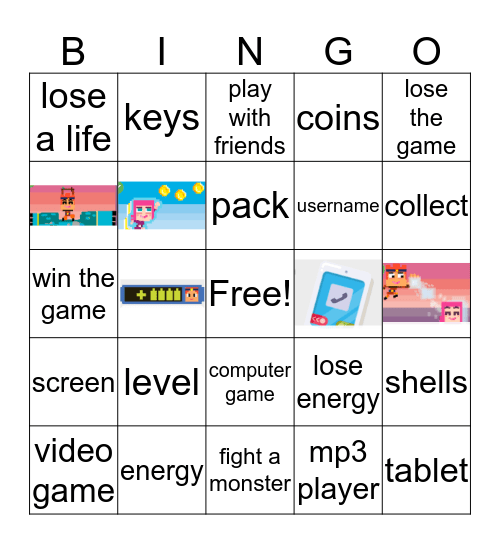 Book I Unit 1 Bingo Card