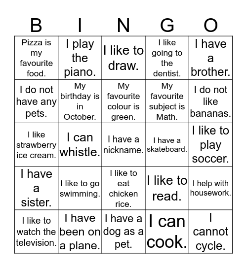 3 Gratitude  Bingo Card