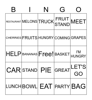 ARE YOU ALL COMING?  Bingo Card