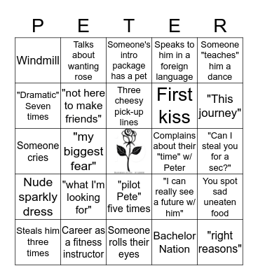 The Most Dramatic Bingo Game Ever Bingo Card