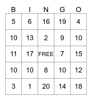 Hydi's Birthday Bingo Card
