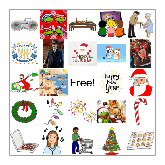 Holiday Bingo Card