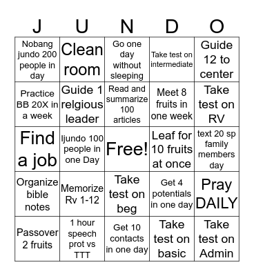 Let's Be Sealed! Bingo Card