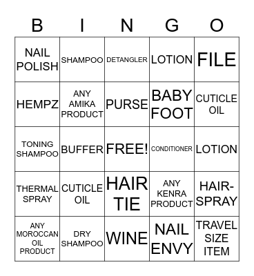 RETAIL BINGO Card