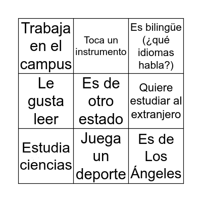 Lotería Bingo Card