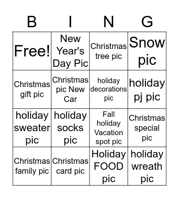 WELCOME BACK! Bingo Card