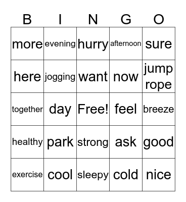 chapter 4 Bingo Card