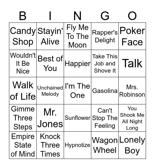 Fourth Creek Mingo - Mix 1 Bingo Card