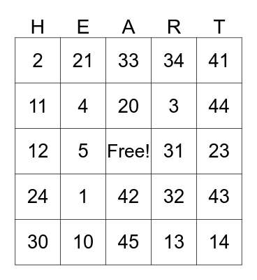 Galentine’s Day!  Bingo Card