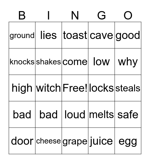 blue book 8 Bingo Card