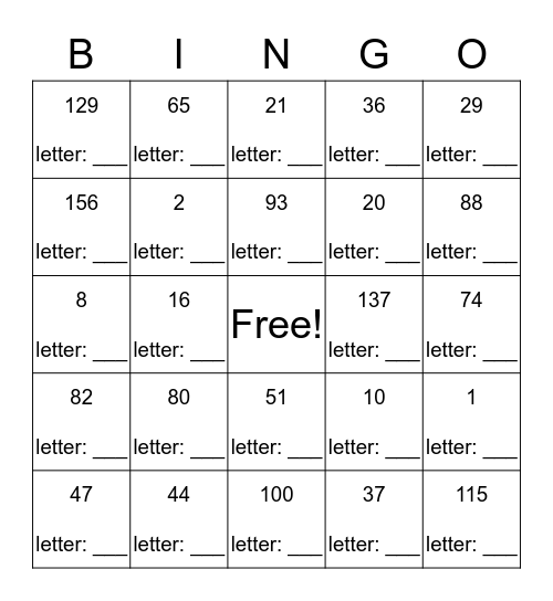 Interior and Exterior Angles BINGO Challenge Bingo Card