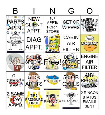 CLIENT CARE CENTER BINGO Card