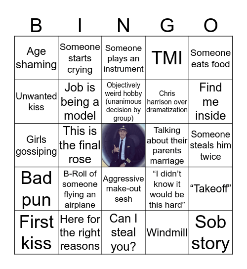 Bachelor 2020 Bingo Card