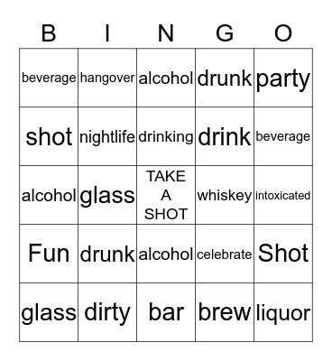 Blasted Bingo Card