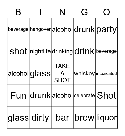Blasted Bingo Card