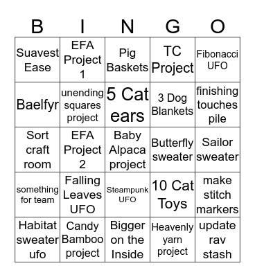 Polar Bear Bingo Card