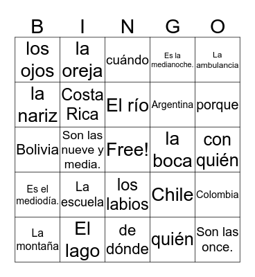 Ultimate Bingo #5 Bingo Card