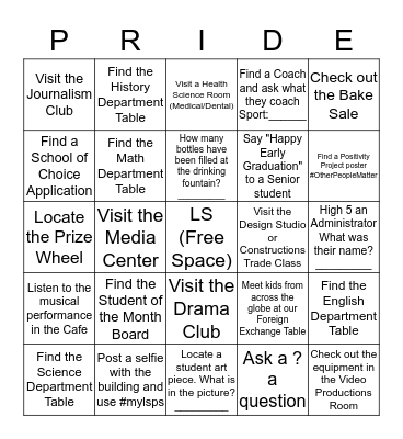 Lake Shore High School  Bingo Card