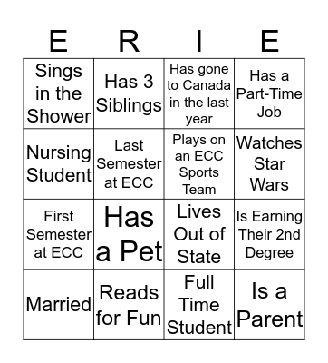 Find Someone Who... Bingo Card