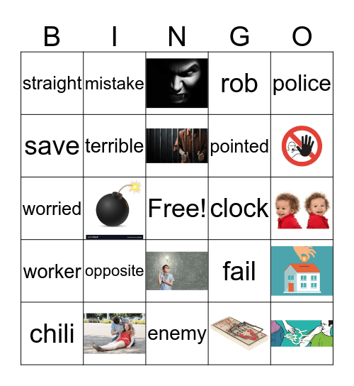 Mr Mistako Part 2 Bingo Card