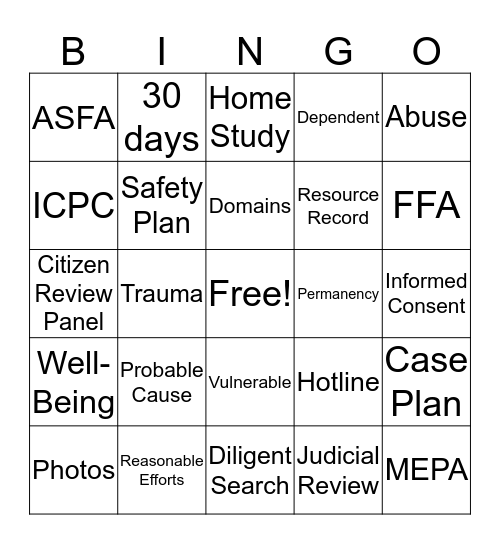 I Really Did Pay Attention, Erika! Bingo Card
