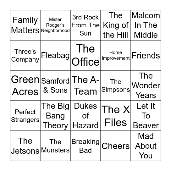 Total-Quiz.com Presents Radio Bingo: 90's Edition Bingo Card