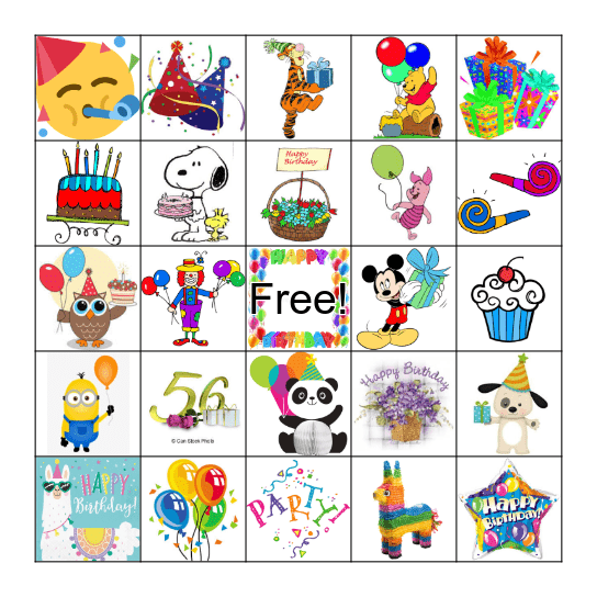 Win with Kim Bingo Card