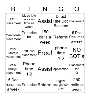 Heartland Bingo Card