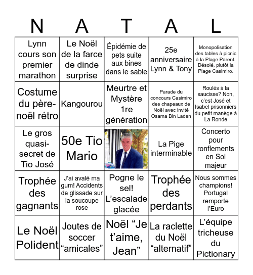 Bingo Casimiro Bingo Card