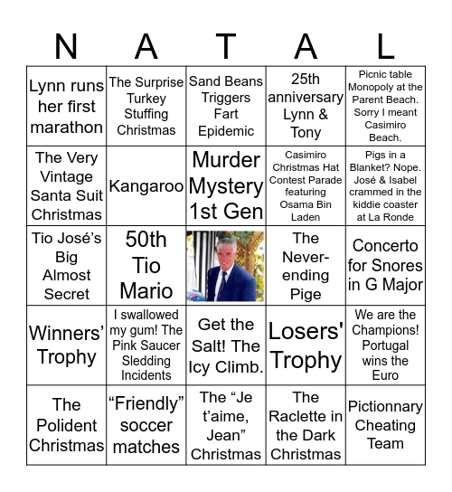 Bingo Casimiro Bingo Card