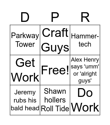 Q1 BINGO Card