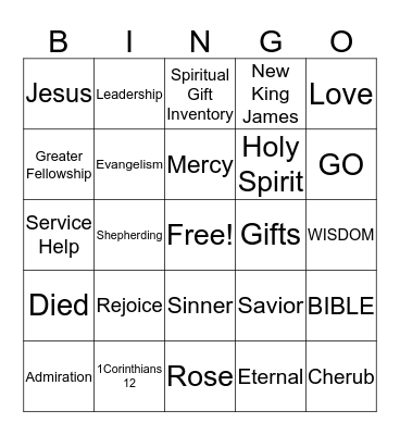 CALVARY TEMPLE Bingo Card