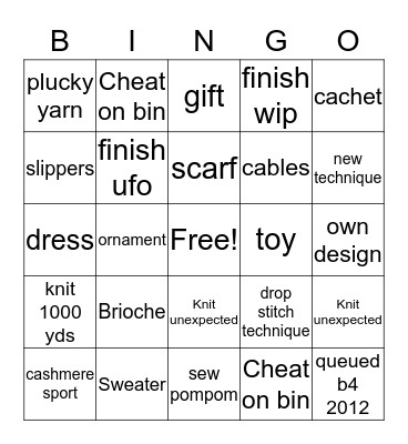 mprsdrose bin(go) Bingo Card