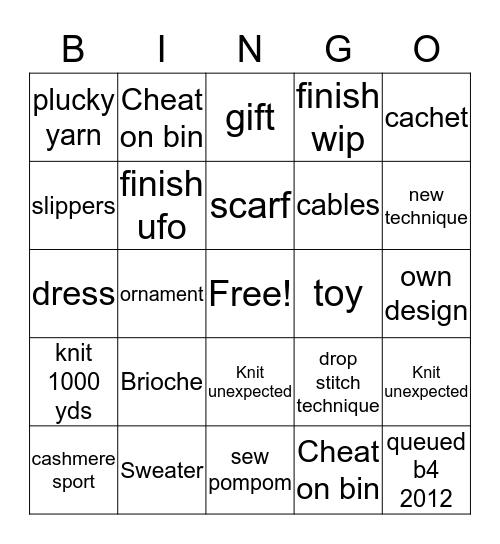 mprsdrose bin(go) Bingo Card