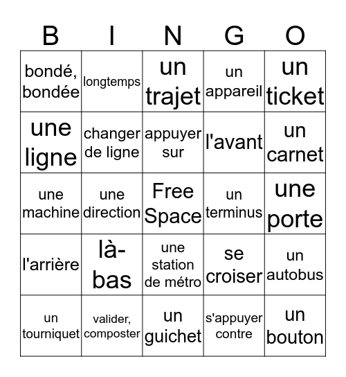 Chapter 10: Card 2 Bingo Card