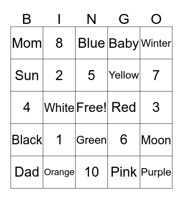 2020 BINGO! Bingo Card