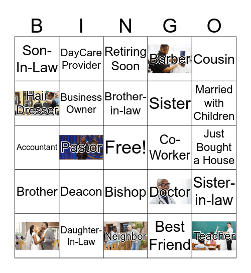 REFERRAL Bingo Card