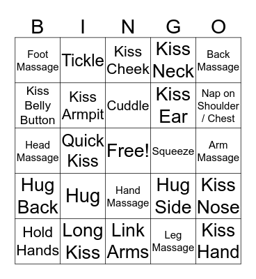 Love Bingo Card