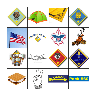 Cub Scout Bingo! Bingo Card